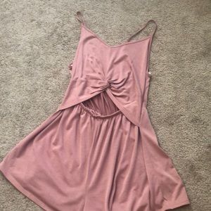 Twist cut out romper